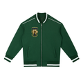 " TX" Contrast Piping Zip Bomber Jacket ODMPOD