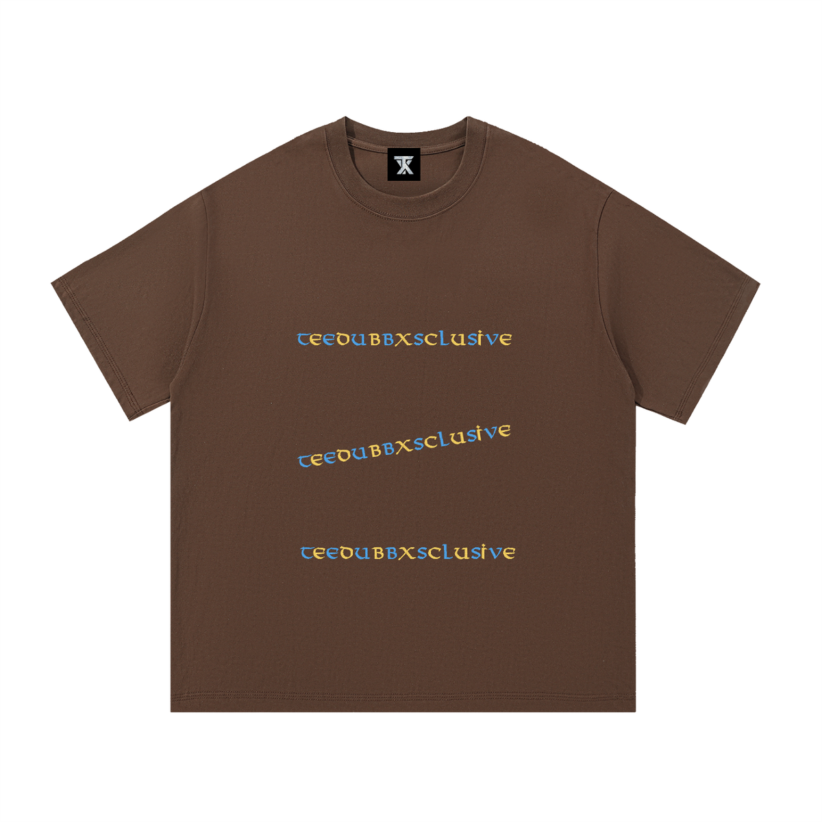 " Teedubbxsclusive" Essential Cotton T-Shirt ODMPOD