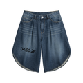 " 04:00:26" Men’s Wide Leg Denim Shorts ODMPOD
