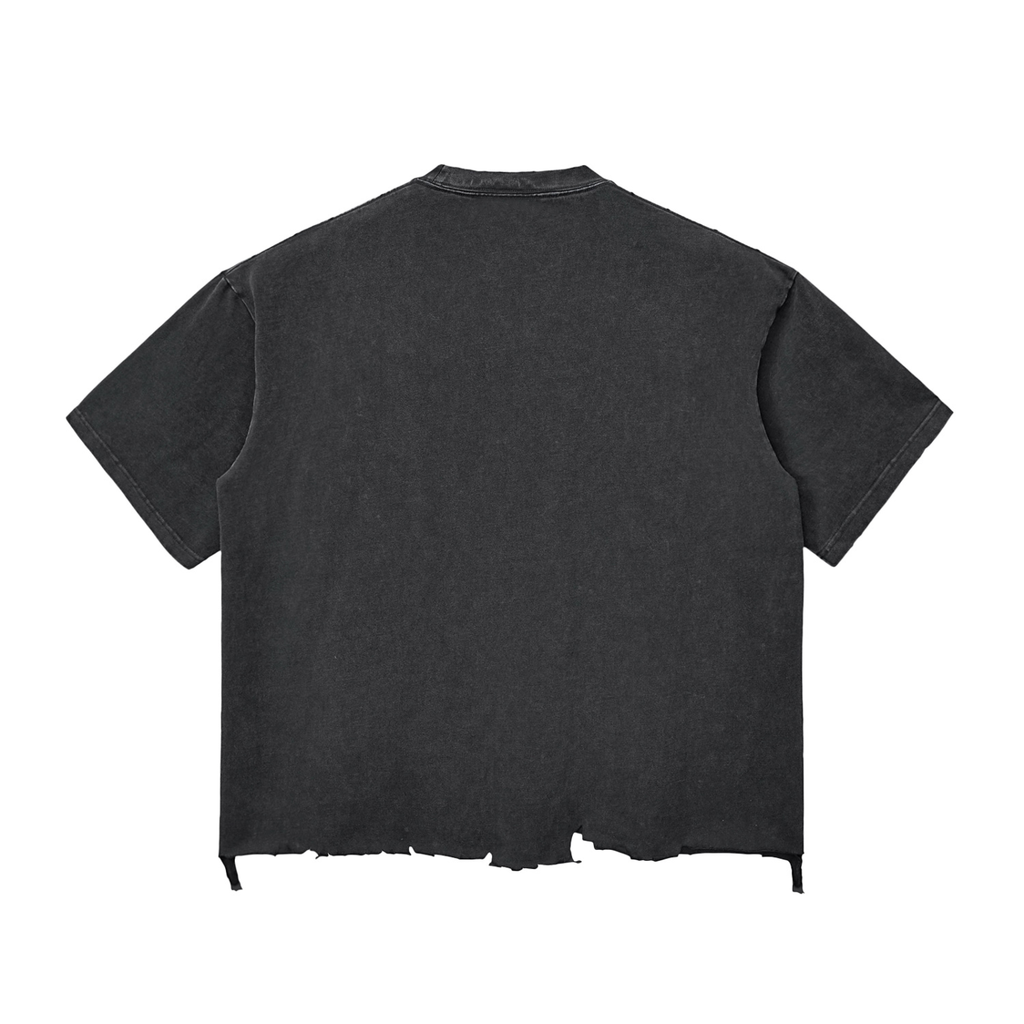 Teedubb Snow Wash Raw-Hem Boxy Tee - Teedubb Xsclusive