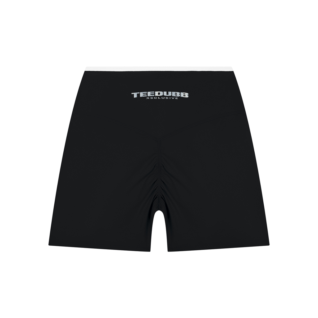 Women’s High Rise Color Block Yoga Shorts ODMPOD