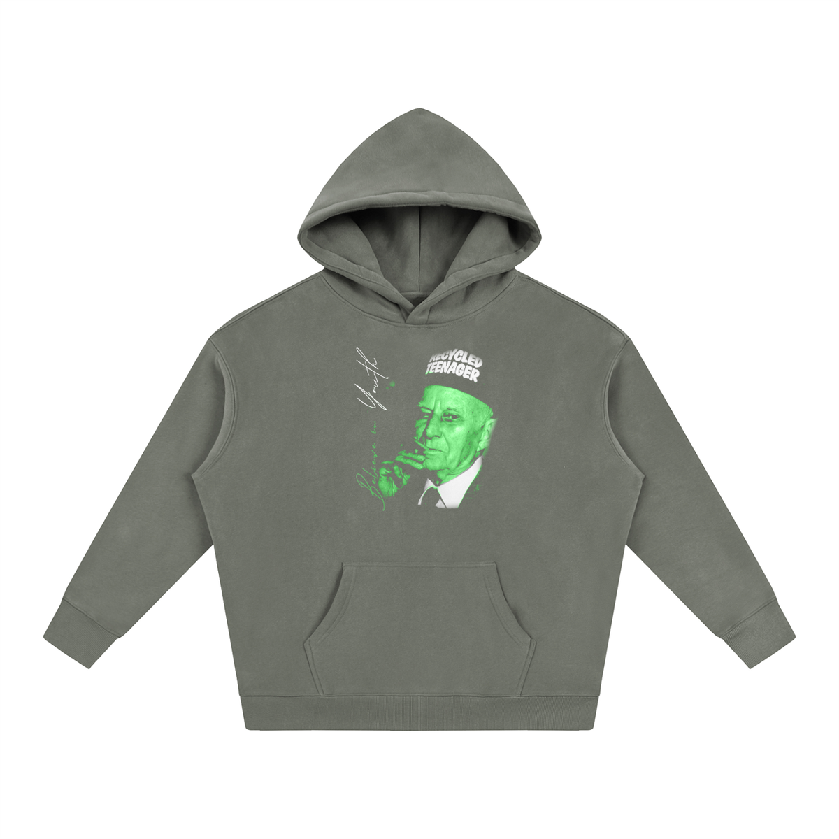 Oversize "B.I.Y" Fleece Hoodie ODMPOD