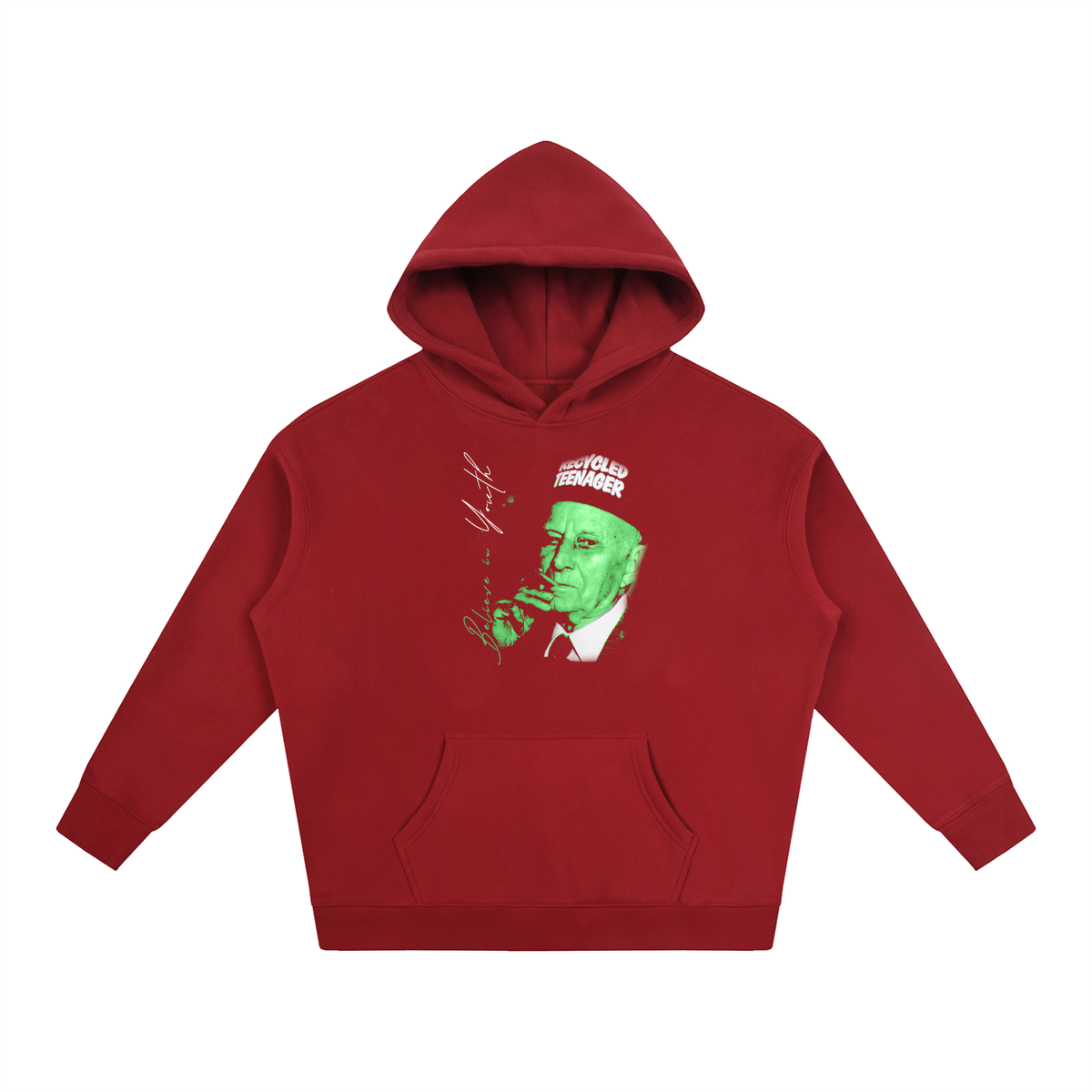 Oversize "B.I.Y" Fleece Hoodie ODMPOD