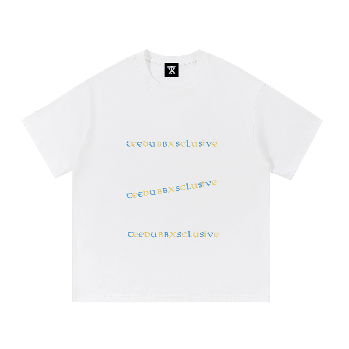 " Teedubbxsclusive" Essential Cotton T-Shirt ODMPOD