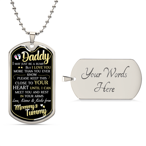 Dad To Be - Dog Tag Necklace - Teedubb Xsclusive