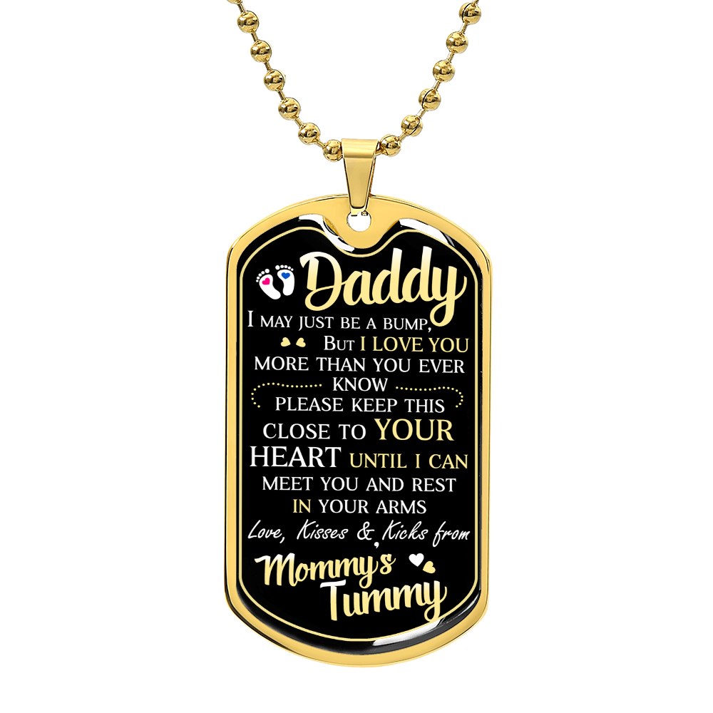Dad To Be - Dog Tag Necklace - Teedubb Xsclusive