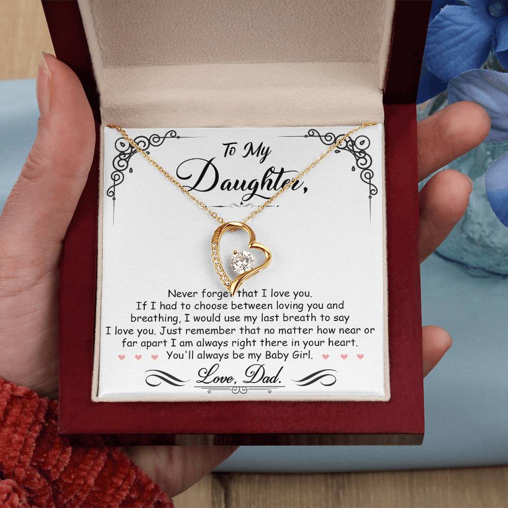 My Baby Girl - Forever Love Necklace - Teedubb Xsclusive