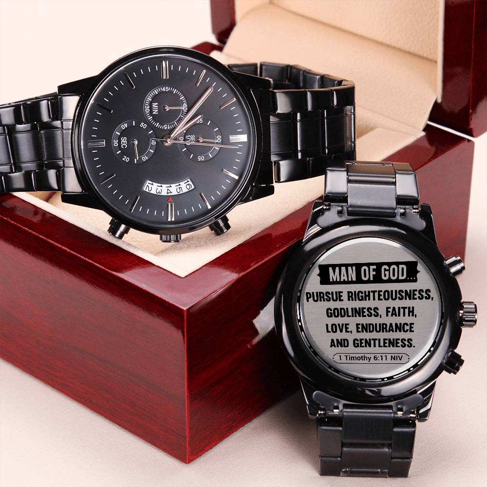 Man of God (1 Timothy 611) – Men's Watch - Teedubb Xsclusive