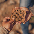 To My Man Inspiration (Black) – Leather Wallet - Teedubb Xsclusive