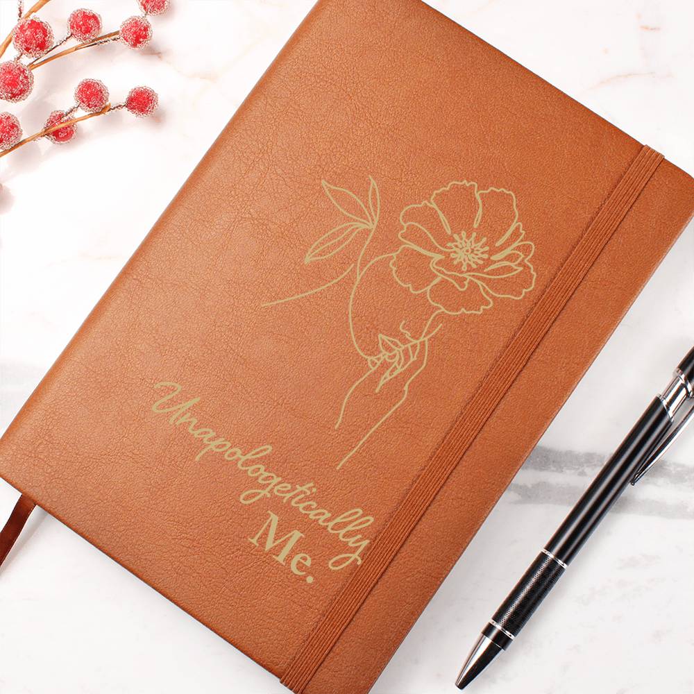 Unapologetically Me - Leather Journal - Teedubb Xsclusive