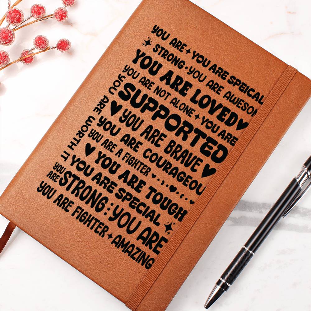 Encouragement – Leather Journal - Teedubb Xsclusive