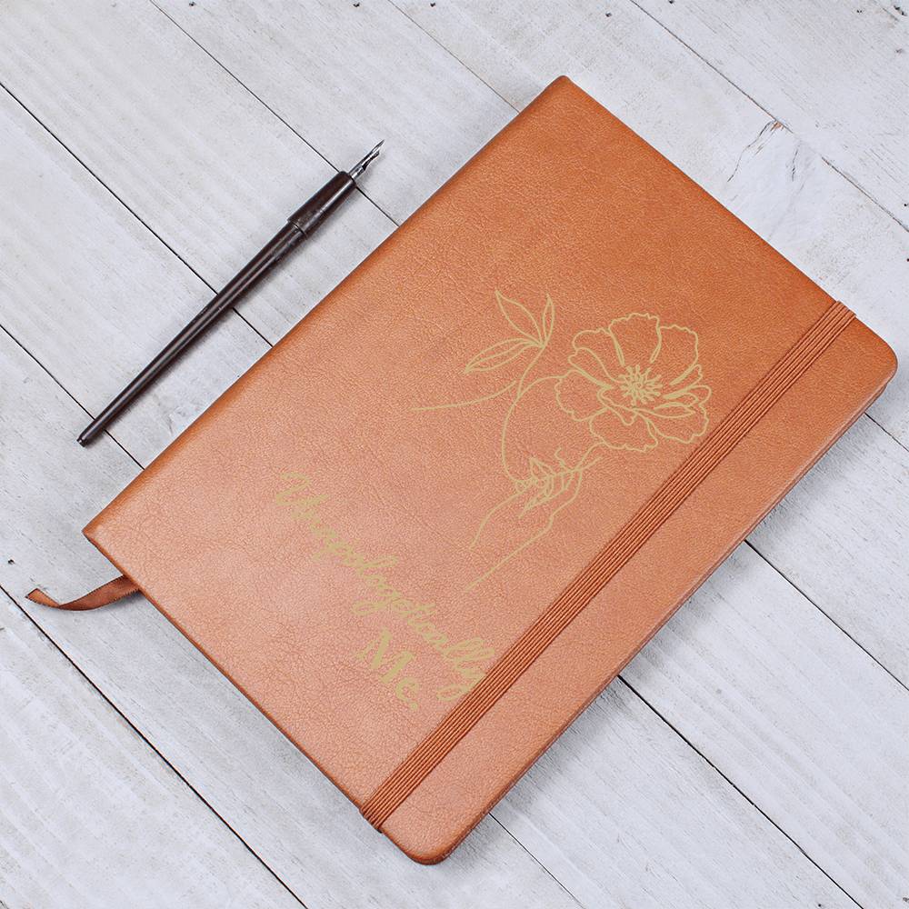 Unapologetically Me - Leather Journal - Teedubb Xsclusive