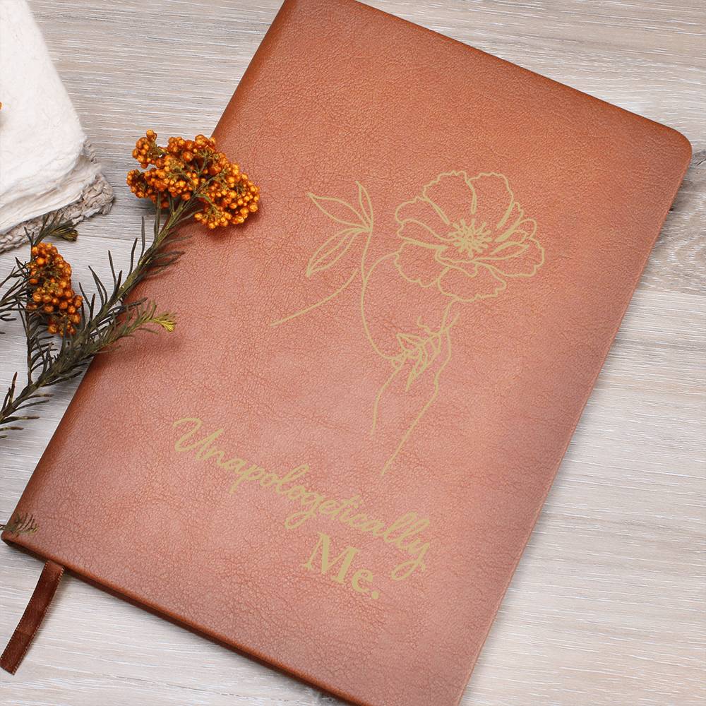Unapologetically Me - Leather Journal - Teedubb Xsclusive