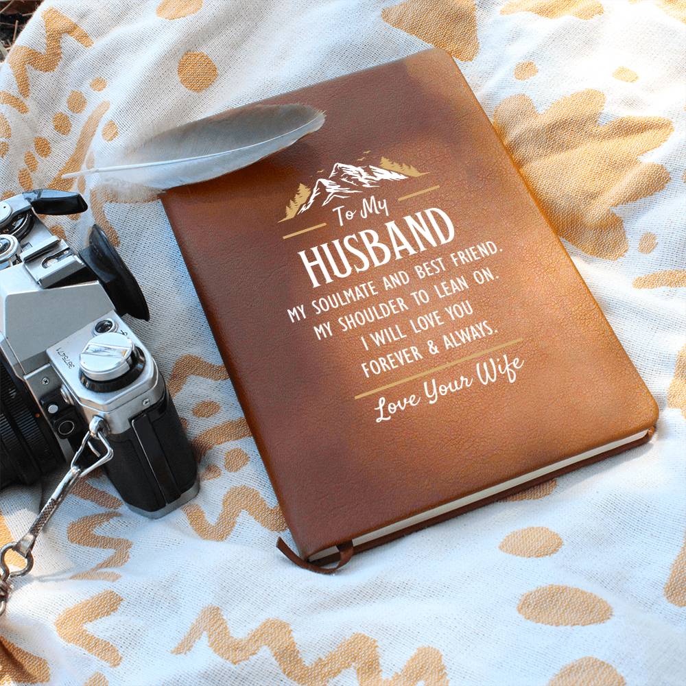 My Soulmate and Best Friend - Leather Journal - Teedubb Xsclusive