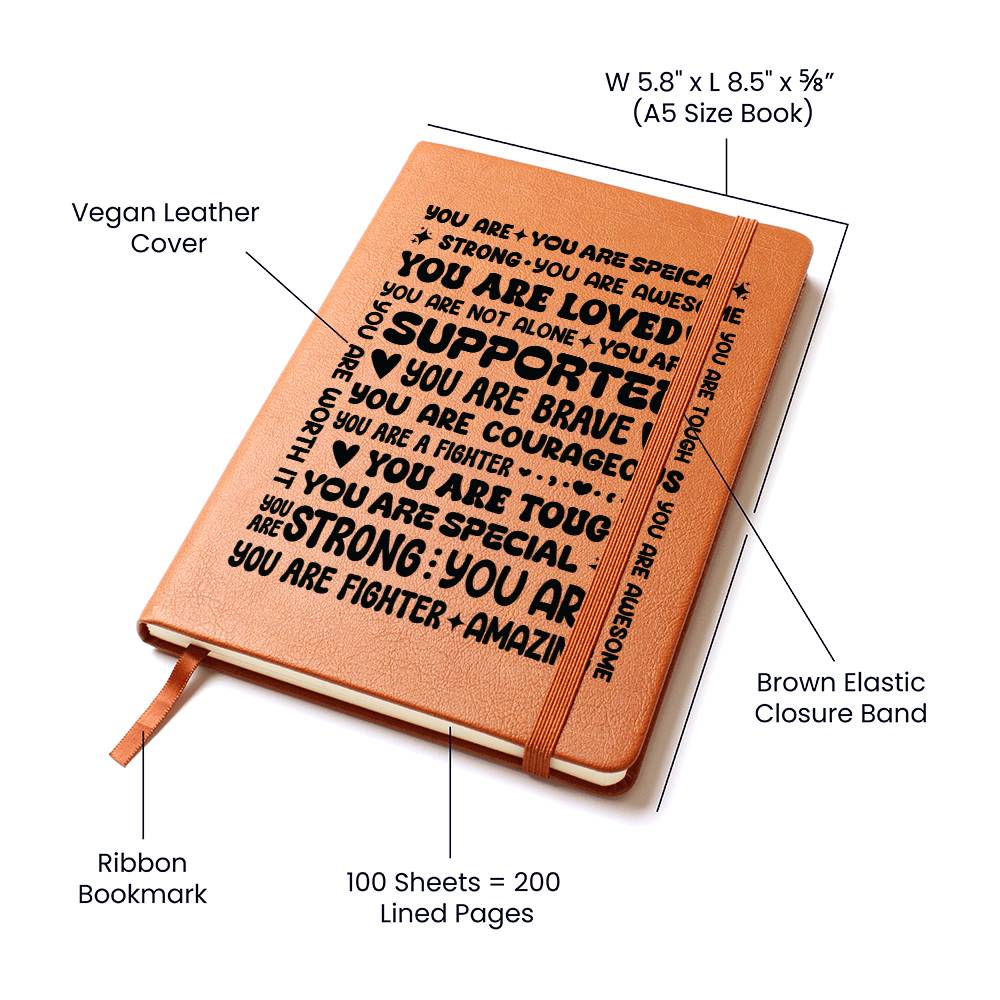 Encouragement – Leather Journal - Teedubb Xsclusive