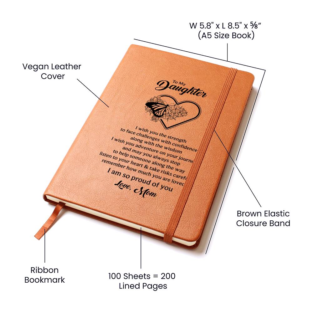 So Proud Of You - Leather Journal - Teedubb Xsclusive