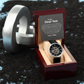 To My Dear Son Always Remember I Love You – Openwork Watch - Teedubb Xsclusive
