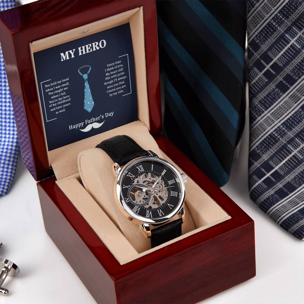 My Hero Dad - Openwork Watch - Teedubb Xsclusive