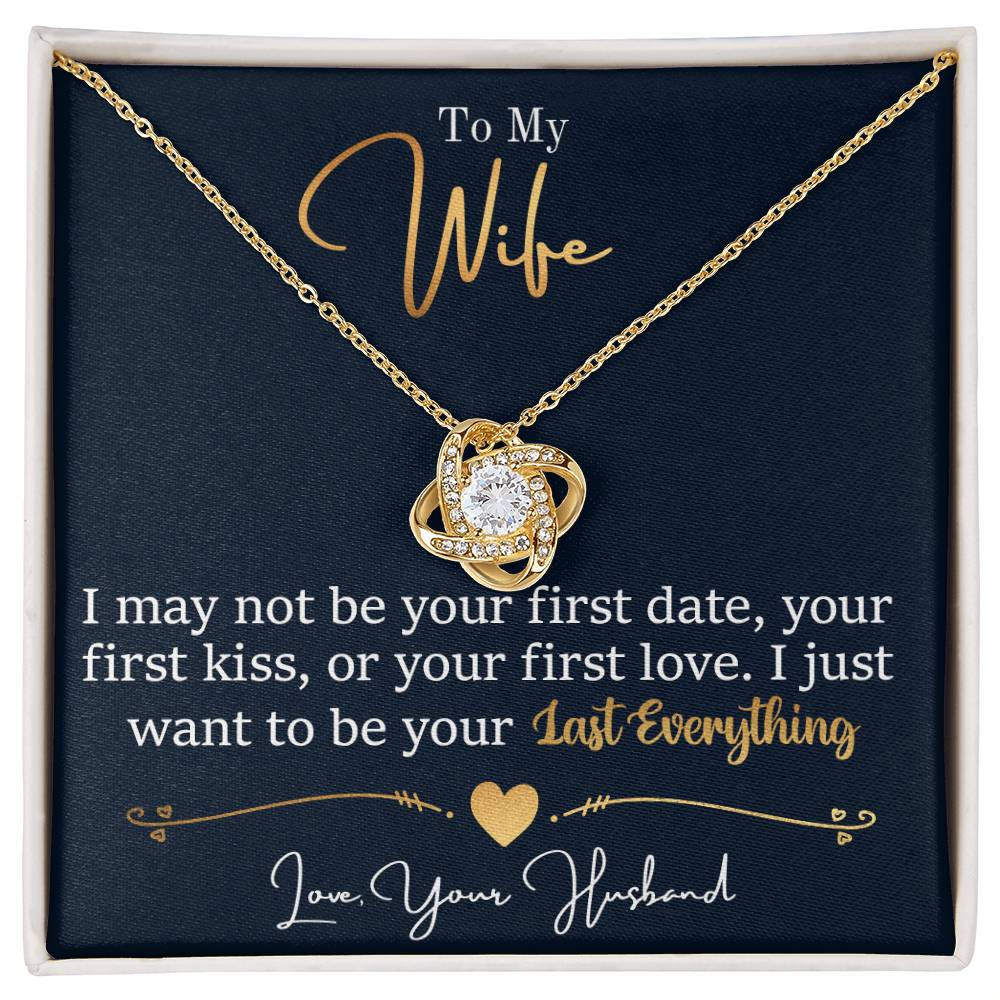 To My Last Everything - Love Knot Necklace - Teedubb Xsclusive
