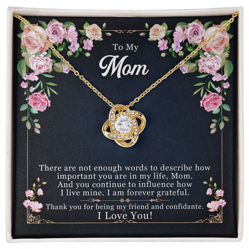 Forever Grateful - Love Knot Necklace - Teedubb Xsclusive
