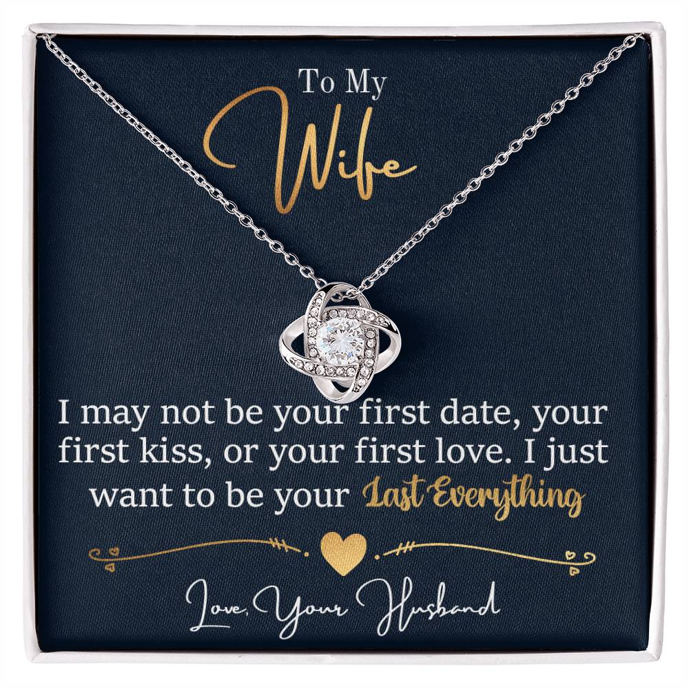 To My Last Everything - Love Knot Necklace - Teedubb Xsclusive