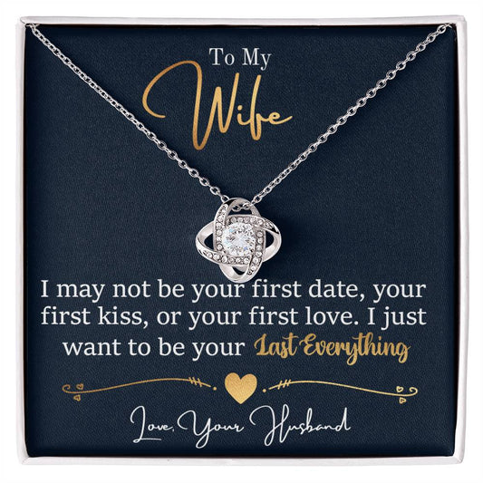 To My Last Everything - Love Knot Necklace - Teedubb Xsclusive