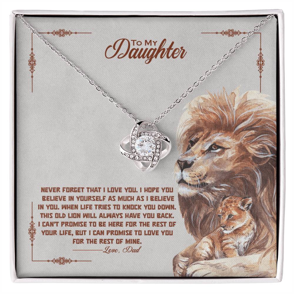 Never Forget - Love Knot Necklace - Teedubb Xsclusive