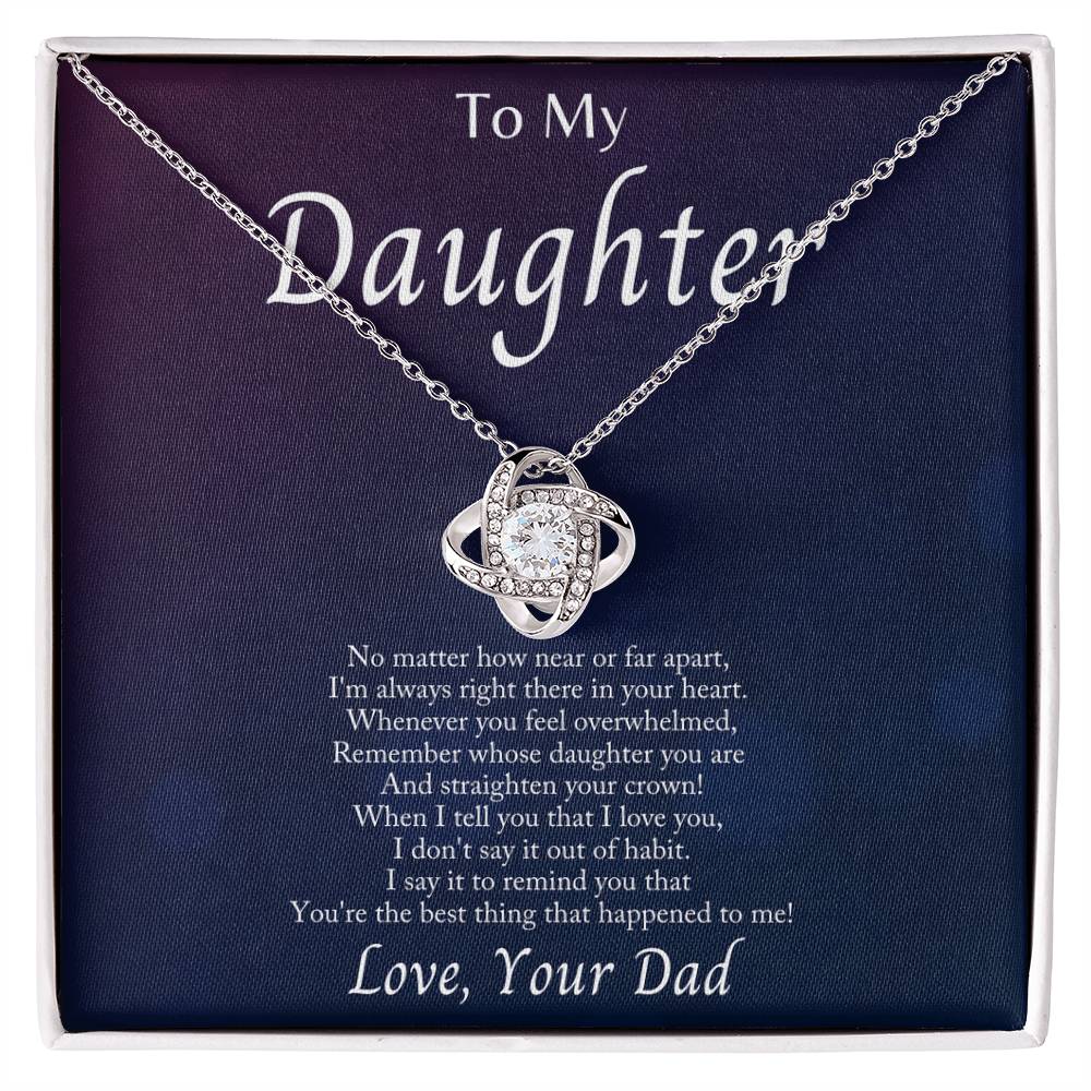 Im Always With You - Love Knot Necklacec - Teedubb Xsclusive