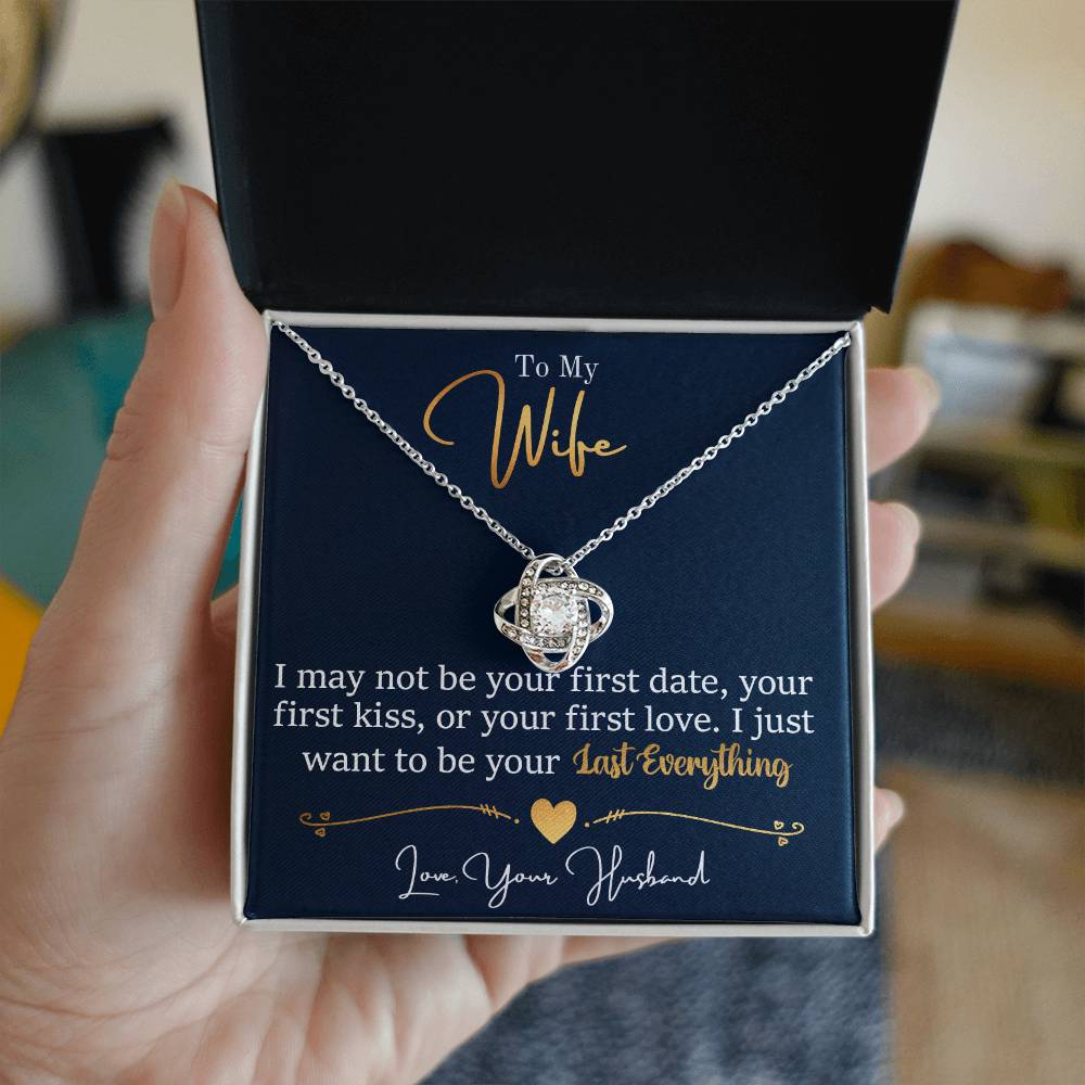 To My Last Everything - Love Knot Necklace - Teedubb Xsclusive