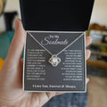 To My Soulmate - Love Knot Necklace - Teedubb Xsclusive