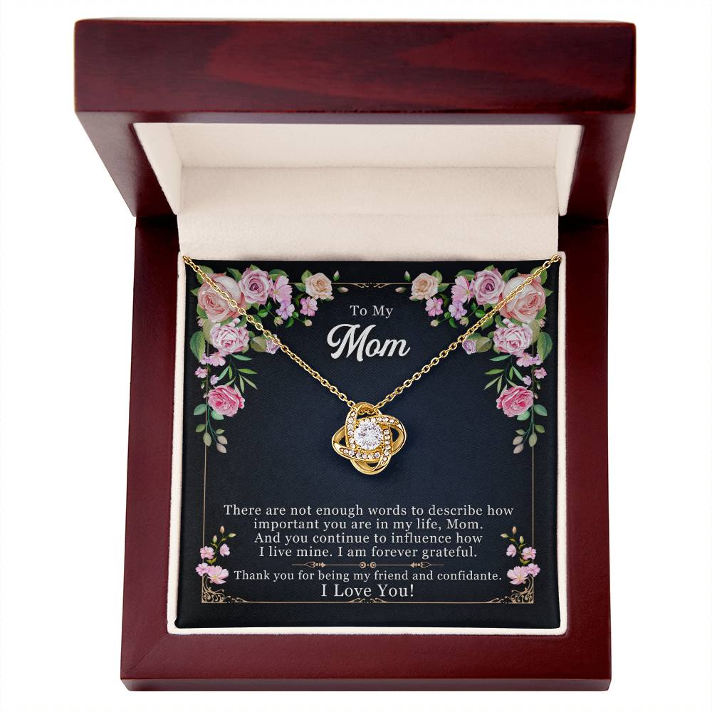 Forever Grateful - Love Knot Necklace - Teedubb Xsclusive