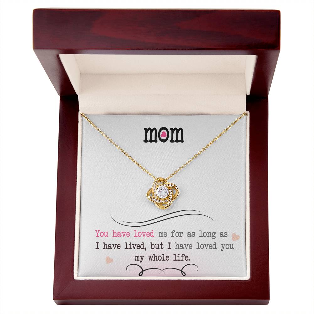 My Whole Life - Love Knot Necklace - Teedubb Xsclusive