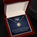 To My Amazing Wife - Love Knot Necklace - Teedubb Xsclusive