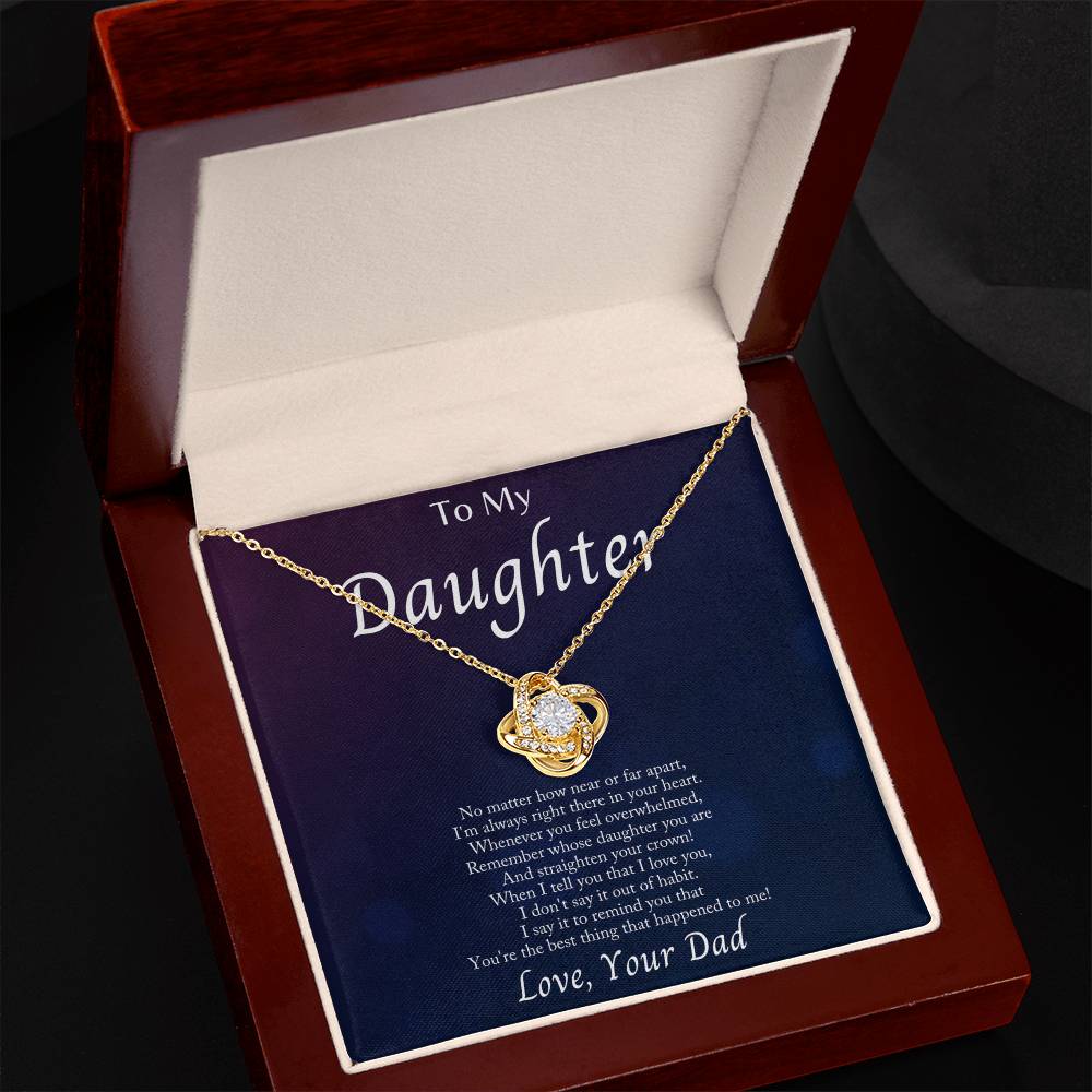 Im Always With You - Love Knot Necklacec - Teedubb Xsclusive