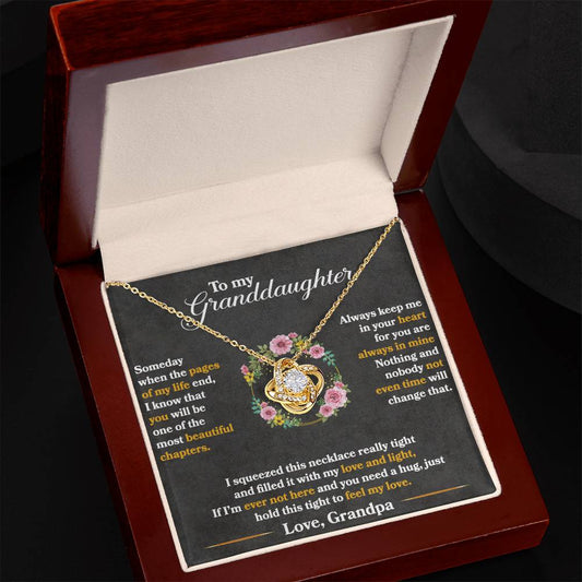 Keep Me In Your Heart - Love Knot Necklace - Teedubb Xsclusive