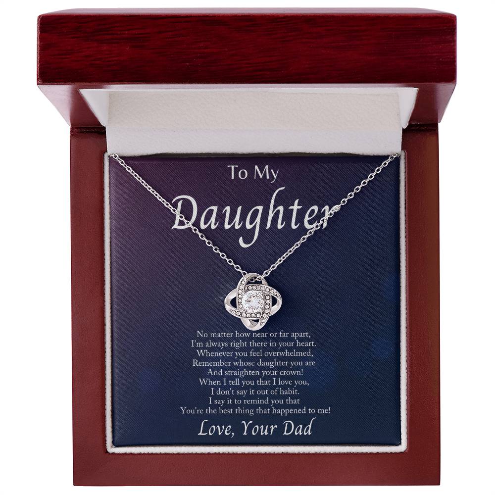 Im Always With You - Love Knot Necklacec - Teedubb Xsclusive