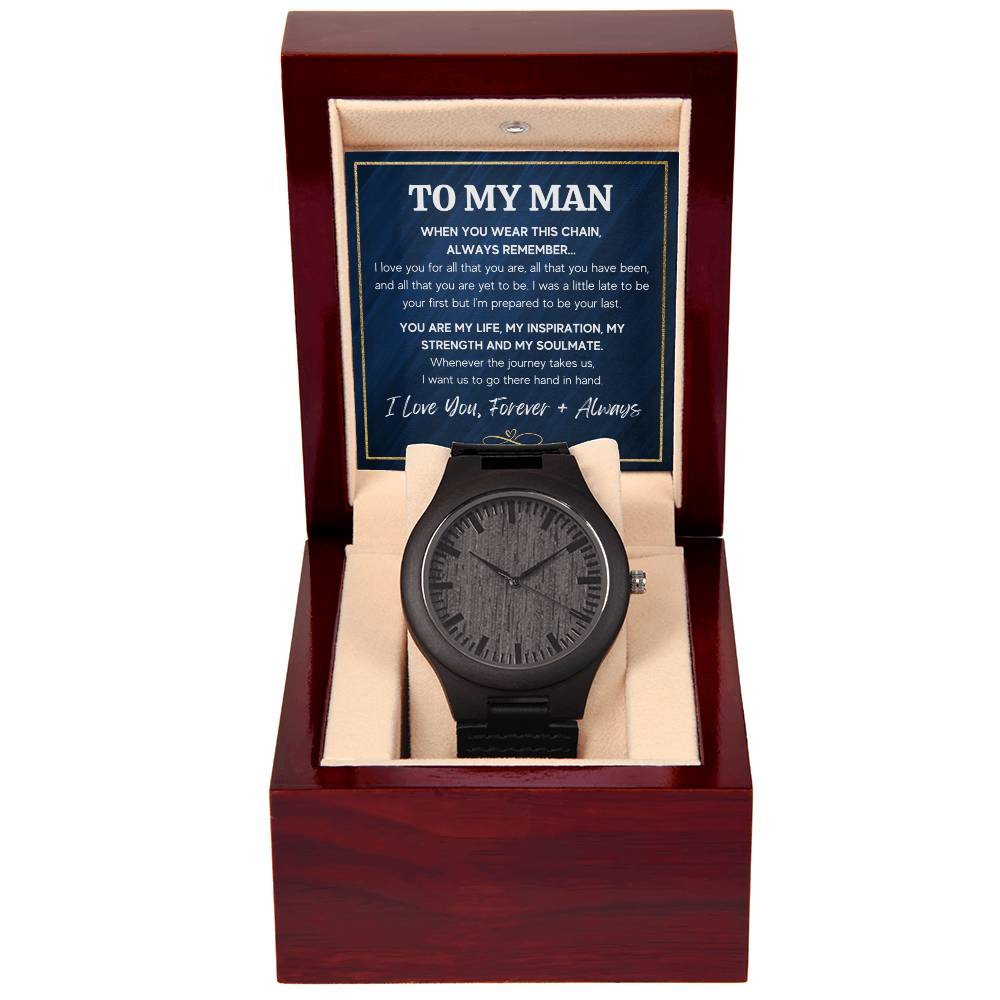 To My Man Inspiration – Wooden Watch - Teedubb Xsclusive