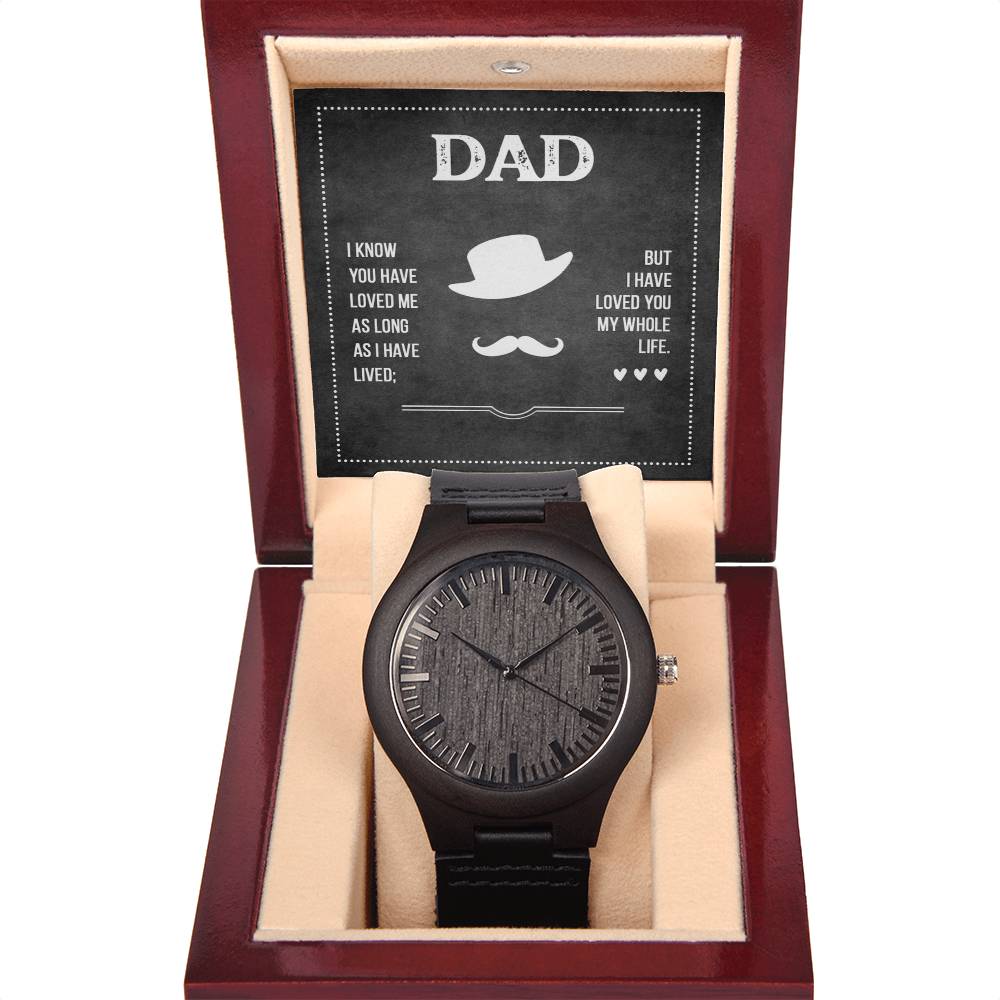 Dad's Love - Wooden Watch - Teedubb Xsclusive