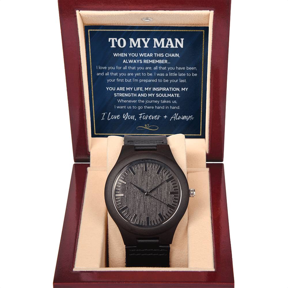 To My Man Inspiration – Wooden Watch - Teedubb Xsclusive