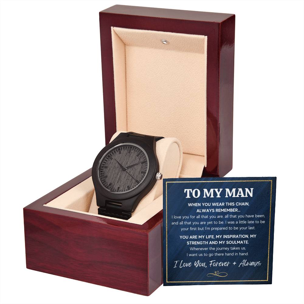 To My Man Inspiration – Wooden Watch - Teedubb Xsclusive