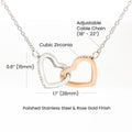 Interlocking Hearts Necklace - Teedubb Xsclusive