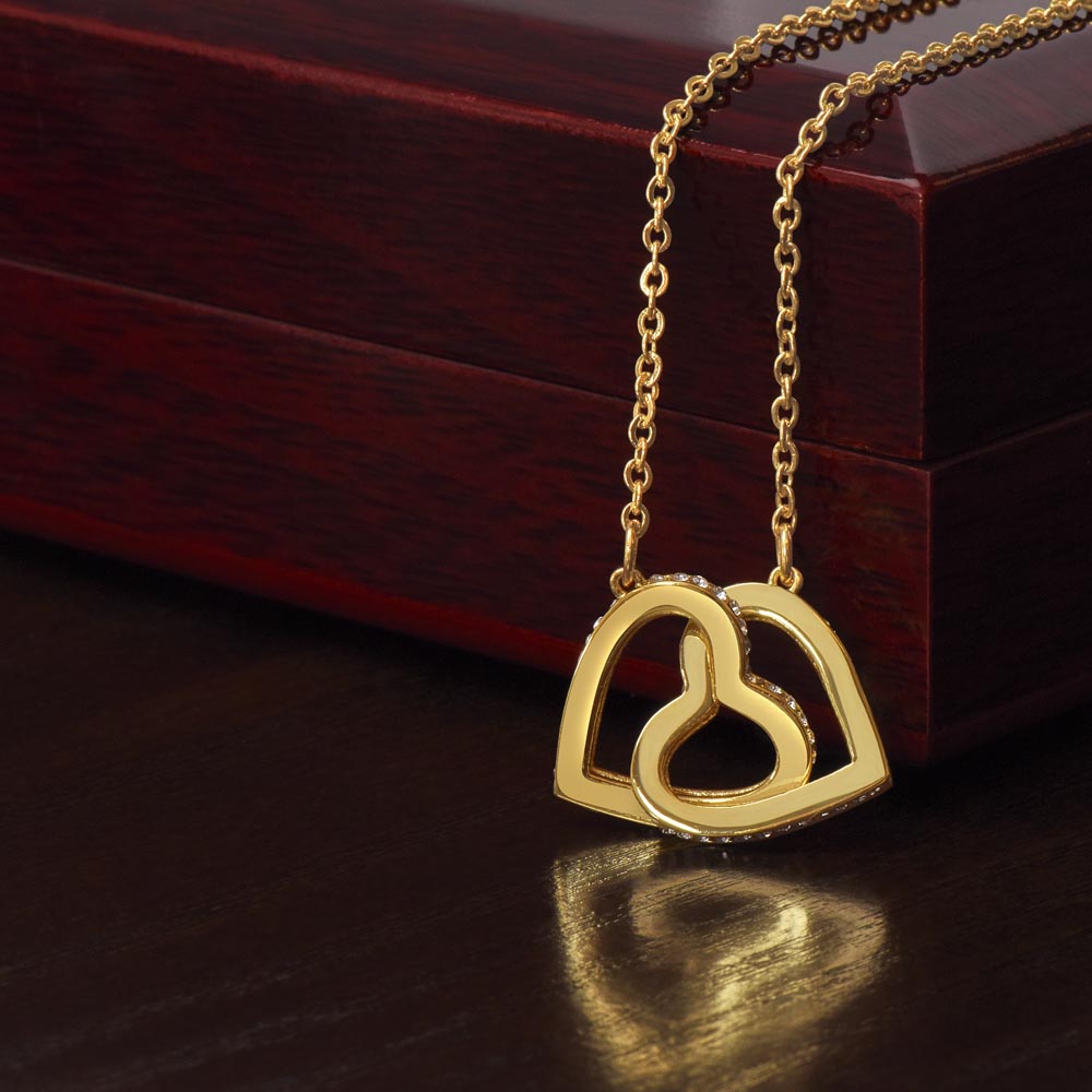 Interlocking Hearts Necklace - Teedubb Xsclusive