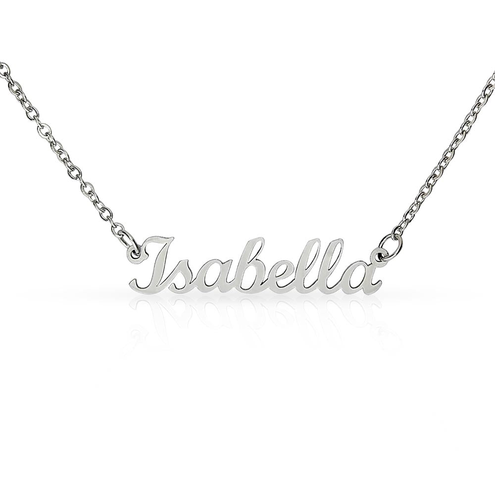 Classic Style Name Necklace - Teedubb Xsclusive