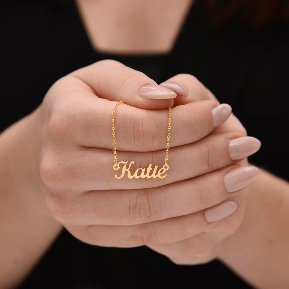 Classic Style Name Necklace - Teedubb Xsclusive