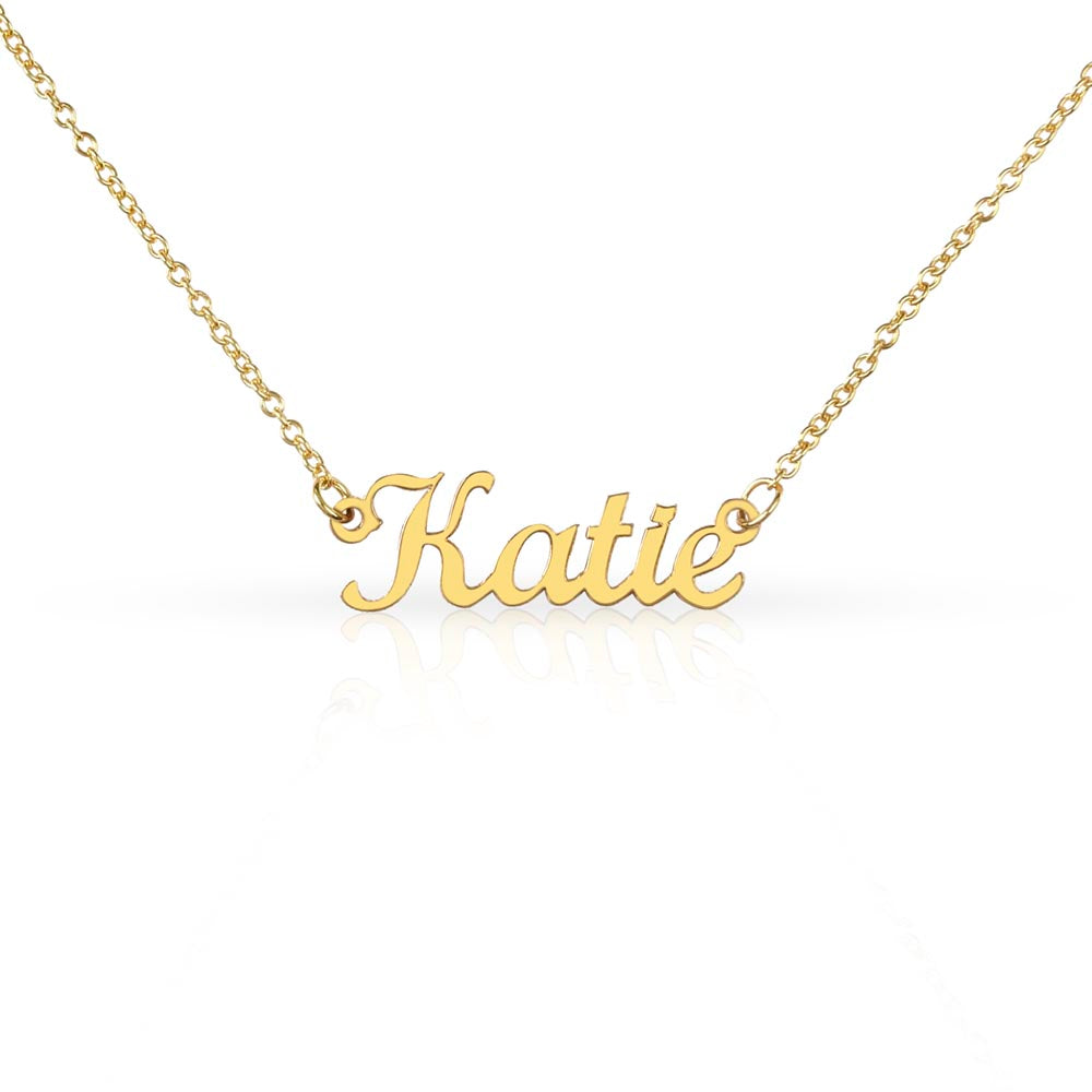 Classic Style Name Necklace - Teedubb Xsclusive