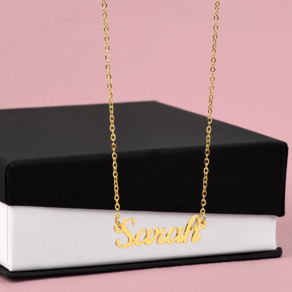 Classic Style Name Necklace - Teedubb Xsclusive