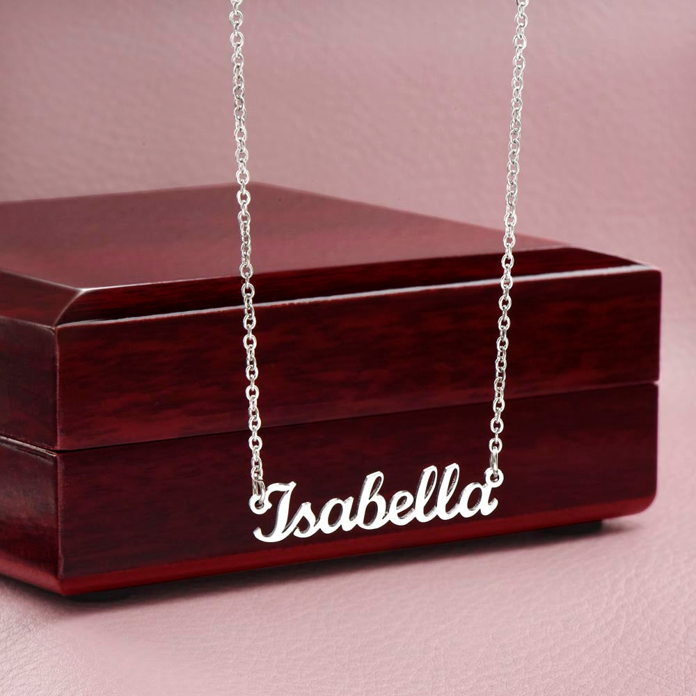 Classic Style Name Necklace - Teedubb Xsclusive