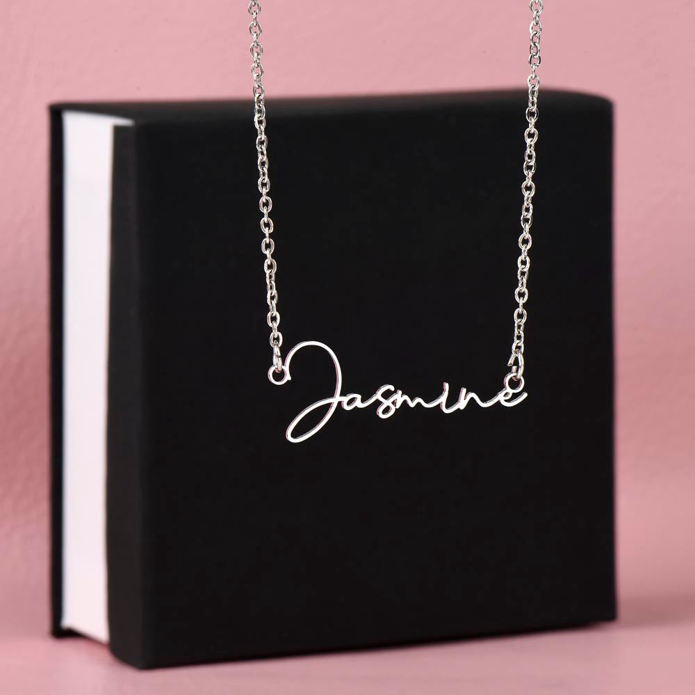 Signature Style Name Necklace - Teedubb Xsclusive