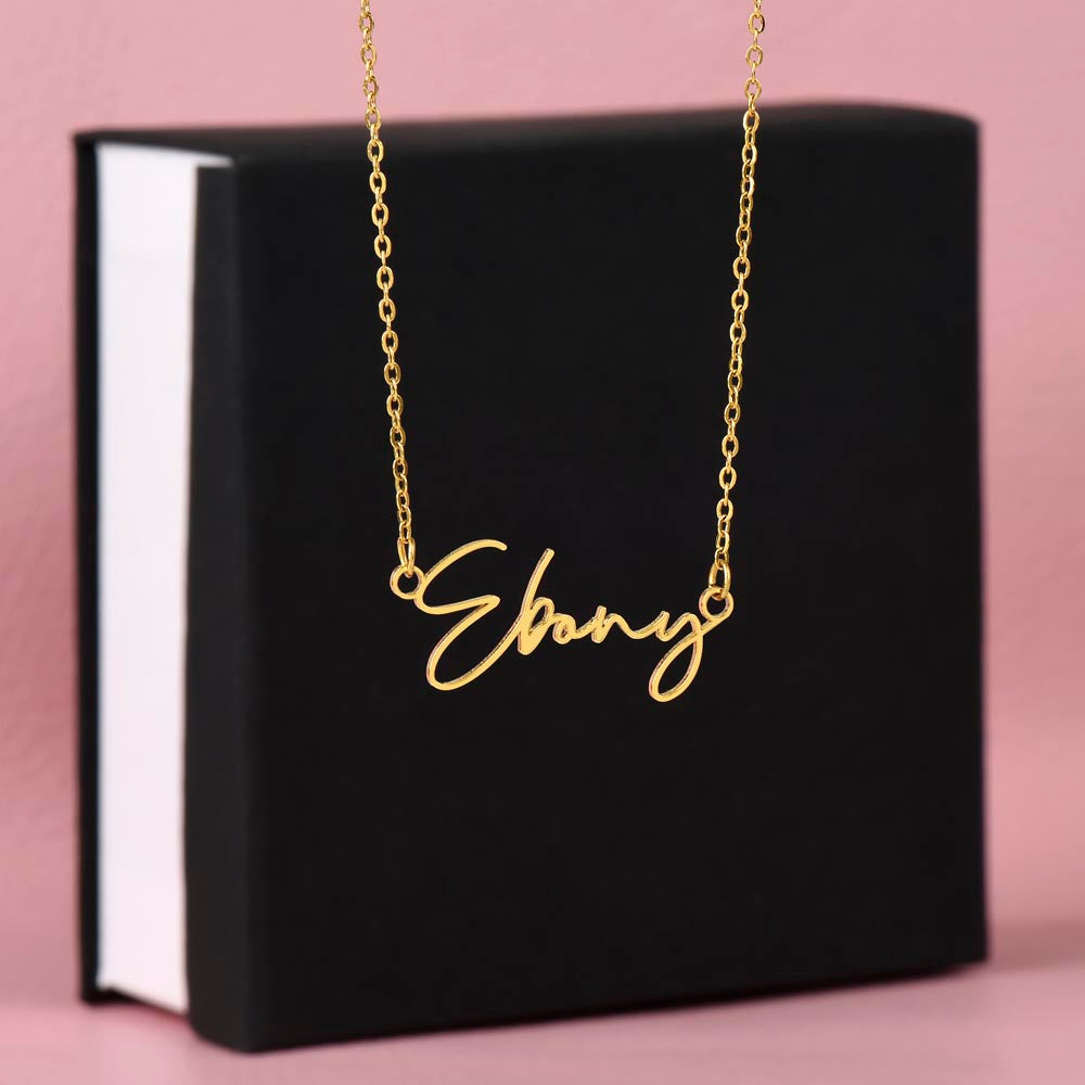 Signature Style Name Necklace - Teedubb Xsclusive