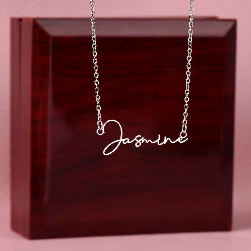 Signature Style Name Necklace - Teedubb Xsclusive